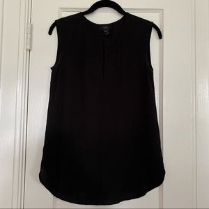 J.Crew Black Drapey Tank